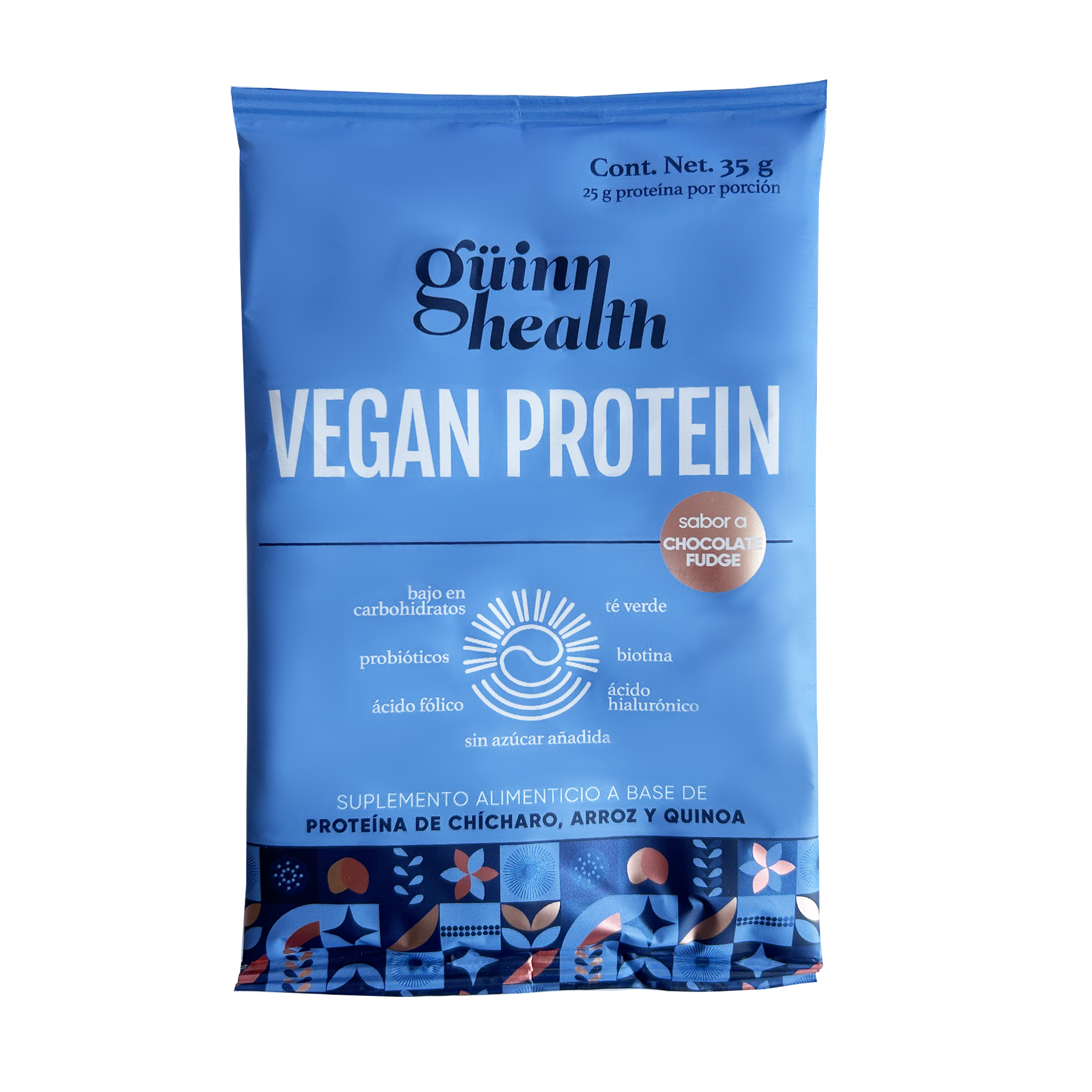 Vegan protein sabor chocolate fudge (1 servicio 35g)